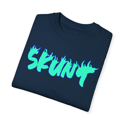 Blue Flamed Ohhh Skunt! Tee