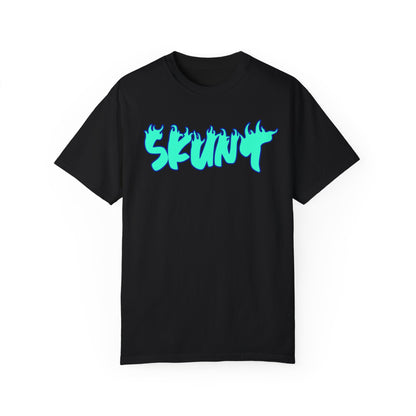 Blue Flamed Ohhh Skunt! Tee
