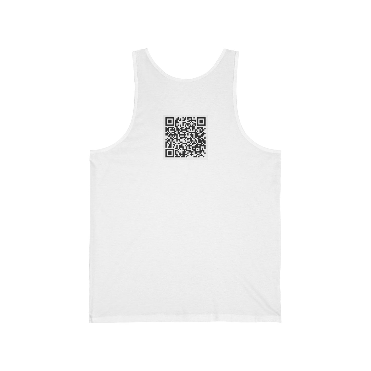 Unisex Jersey Tank - DUTTY wine Design with QR Code for Wine Lovers