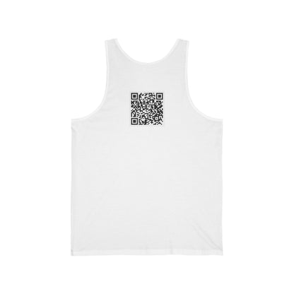 Unisex Jersey Tank - DUTTY wine Design with QR Code for Wine Lovers